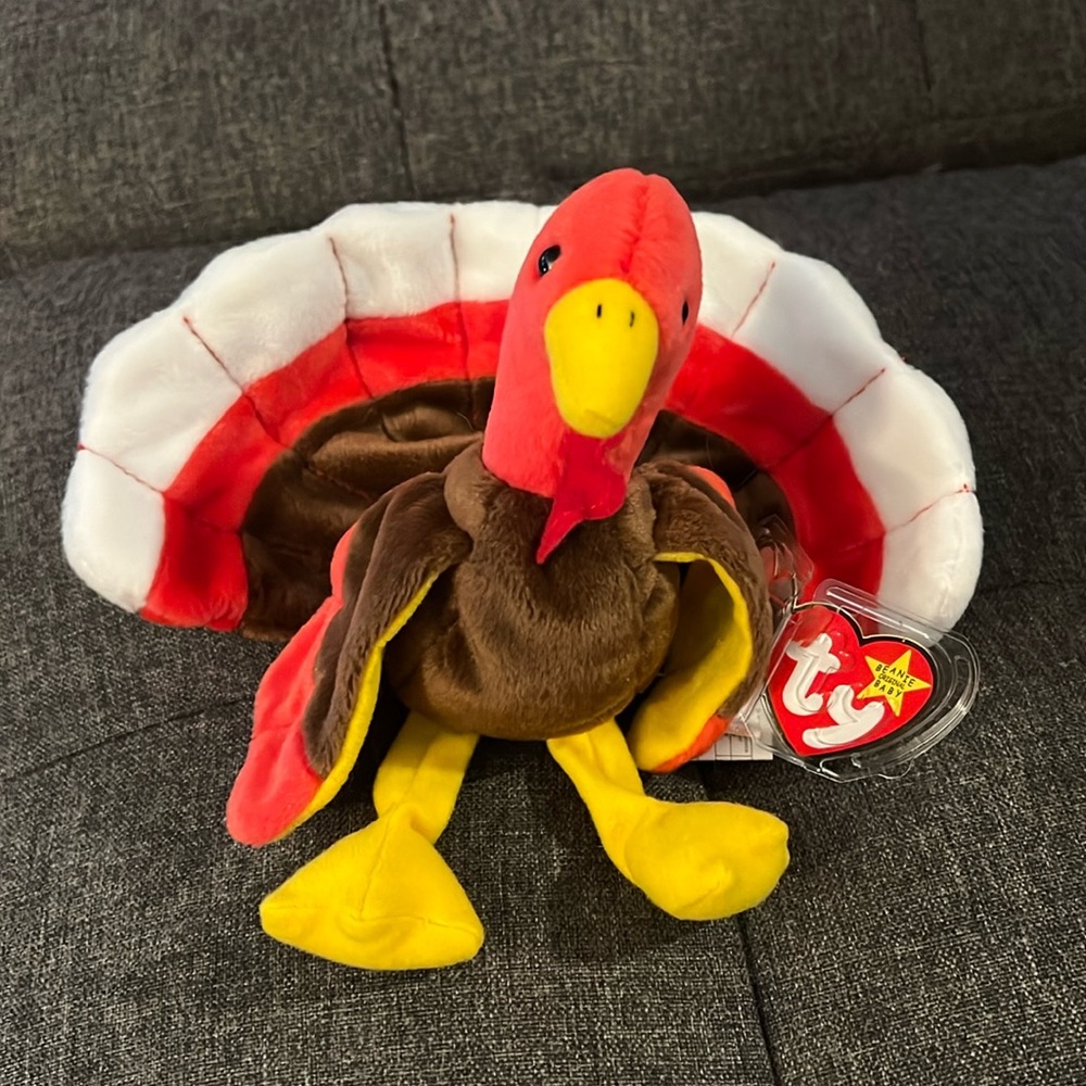 Gobbles TY beanie baby 1996
